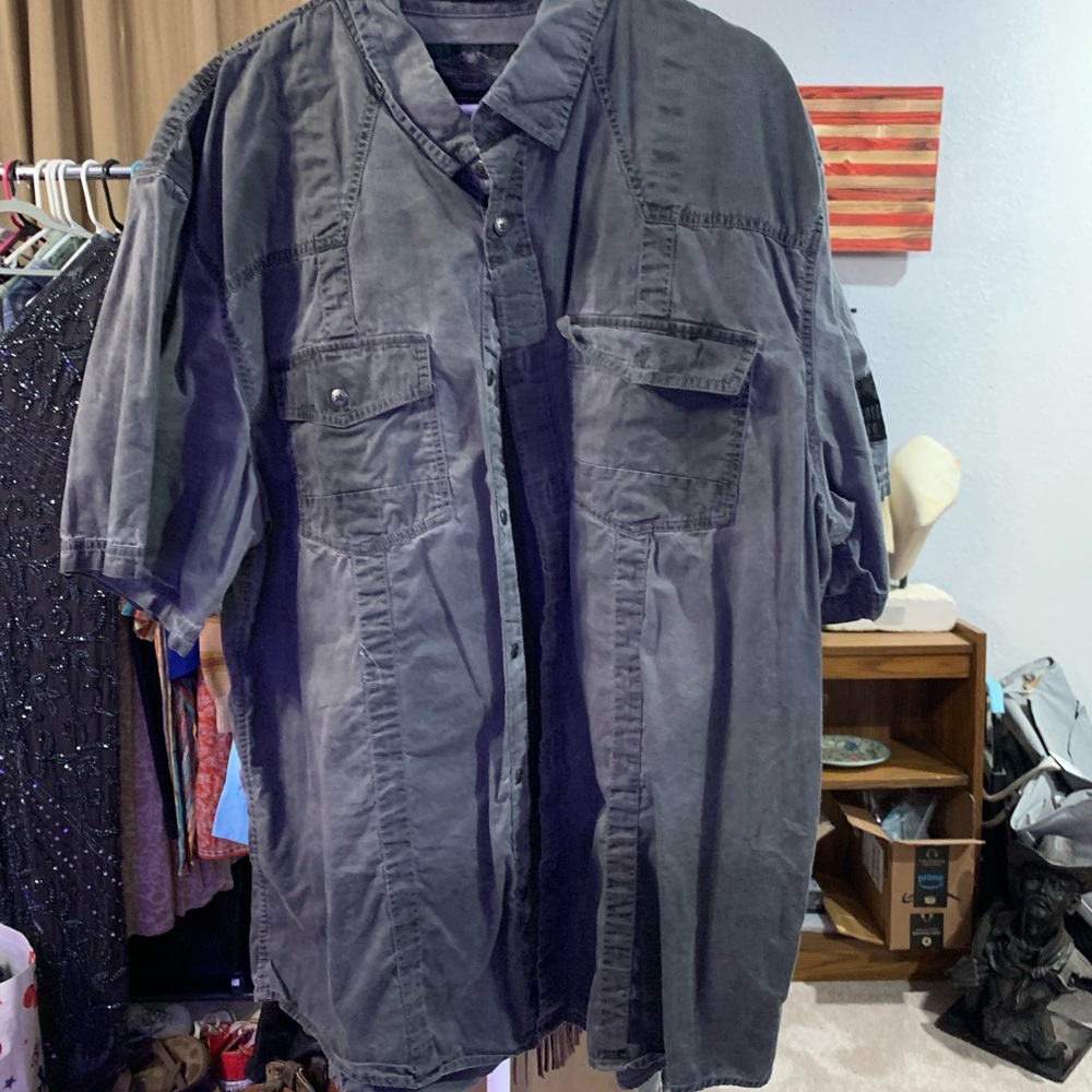 Harley-Davidson Men's Dark Gray Shirt Jacket